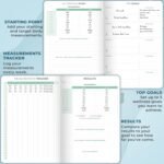 Clever Fox Fitness and Food Journal Premium – Guided Daily Workout, Meal & Weight Loss Tracker for Women & Men – Exercise Diet Planner (Aquamarine) - Image 4