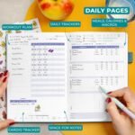 Clever Fox Fitness and Food Journal Premium – Guided Daily Workout, Meal & Weight Loss Tracker for Women & Men – Exercise Diet Planner (Aquamarine) - Image 5