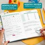 Clever Fox Fitness and Food Journal Premium – Guided Daily Workout, Meal & Weight Loss Tracker for Women & Men – Exercise Diet Planner (Aquamarine) - Image 6