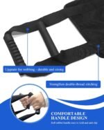 SPRING SEAON Transfer Sling - Essential Transfer Belt Lifting Strap for Elderly and Disabled with Mobility Aids- Lift Assist Gait Belts for Seniors for Home, Hospital, Nursing Care (Black) - Image 5