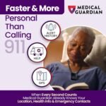 Medical Guardian MGMini | Medical Alert Device for Seniors | Water-Resistant, Emergency Call Button, 24/7 Monitoring, Step Counter, GPS Tracking | Monthly Subscription Required | Black - Image 7