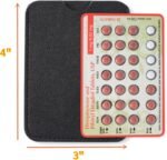 Birth Control Pill Case Holder Credit Card Sleeve Slim Wallet (Black) - Image 5