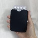 Birth Control Pill Case Holder Credit Card Sleeve Slim Wallet (Black) - Image 7