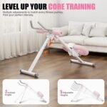 Abdominal Trainers - Adjustable Ab Trainer Machine, Foldable Abdominal Workout Equipment with Knee Protection - Home Gym Core Strength Trainer for Men & Women - Image 3