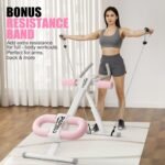 Abdominal Trainers - Adjustable Ab Trainer Machine, Foldable Abdominal Workout Equipment with Knee Protection - Home Gym Core Strength Trainer for Men & Women - Image 5