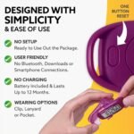 3DFitBud Simple Step Counter Walking 3D Pedometer by 3DActive with Clip, Lanyard Accurate Step Tracker Large Display, Easy to Use for Kids Men Women Adult Seniors Daily Step Tracking - A420S - Image 4