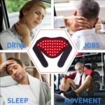 Infrared & Red Light Therapy for Neck Pain Relief, Wearable Neck Light Therapy Wrap Pad for Joint Pain, 850NM Infrared LED Therapy Home Use Device Suitable for Neck Knee Wrist - Image 6