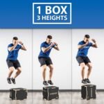 Synergee 3 in 1 Non-Slip Plyometric Box for Jump Training and Conditioning. Wooden Plyo and Soft Plyo Box All In One Jump Trainer. Sizes 20/18/16, 16/14/12 - Image 3