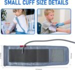 Small Blood Pressure Cuff for Kids, Slim Arm, Compatible with Most Monitors, ARM Blood Pressure Replacement Cuff with 8 Connectors (5.5"-9.5") - Image 4