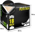 Yes4All 3-in-1 Soft-Padded Plyo Box With Wooden Core, Non-Slip Multi-Use Cushioned Plyometric Jump Box with Vinyl Cover for Jumping, Conditioning, Strength Training - 20x18x16 Inches - Image 3