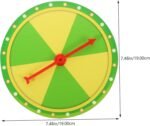 Wall Hanging Prize Wheel Small Turn Plate for Parties and Events Creative DIY Blank Slots Lottery Spin Wheel for Carnivals Classrooms Trade Shows and Family Fun - Image 3