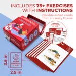 Abs and Core Exercise Cards – 75+ Workout Cards to Help Build Core Strength, Stability, Outdoor, Work from Home Fitness Workout - Image 4