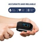 Rechargeable Pulse Oximeter Fingertip - Continuous Blood Oxygen Saturation Monitor, SpO2 and Pulse Rate Tracking, Finger O2 Pulse Oximeter , APP Report Features with Bluetooth, Audio Reminder - Image 3