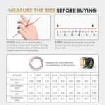 Smart Ring for Women & Men, Health Tracker Ring with Heart Rate, Blood Oxygen,Blood Pressure, IP68 Waterproof Fitness Ring, Sleep Tracker for iPhone and Android, No APP Fee (Black, 9#) - Image 3