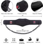 Heavy Duty Dip Belt With Chain - Weighted Pull Up Belt for Workout - Image 3