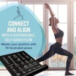 NewMe Fitness Yoga Mat for Women and Men - Large, 5mm Thick, 68 Inch Long, Non Slip Exercise Mats w/ 70 Printed Yoga Poses for Pilates, Workout and Stretching - Home and Gym Essentials - Image 3