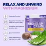 DOODLE HOG Lavender Magnesium Cream - Soothing Relief & Feet, Knee, Muscle Relaxer Cream with Calendula, Aloe Vera, Shea Butter - Topical Magnesium Lotion for Sleep - USA Made - (4 oz, Lavender) - Image 3