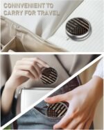 Pill Box, 3 Compartment Portable Travel Medicine Box with Mirror, Compact and Cute, Fits in Purse and Pocket, Medicine and Vitamin Organizer (American Flag) - Image 4