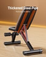 Weight Bench for Full Body Workout; Foldable Bench Press Bench of Home Gym Strength Training; Incline Decline Flat Utility Workout Bench with Quick Folding& Fast Adjustment - Image 5