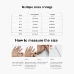 Fitness Ring - Health Tracker for Swimming & Sports, SPO₂/Sleep Monitor, 5ATM Waterproof, No Subscription, 7-Day Battery iOS Android (10 Size, Black) - Image 3