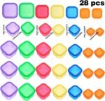 28 Pcs Portion Control Container Kit,21 Day Fix Containers And Food Plan,Multicolor Coded Containers,Meal Prep System Storage Containers,BPA Free Weight Loss Food Containers For Double Diet Plan - Image 3