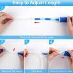 Jump Rope for Kids, Adjustable Jump Ropes for 4 5 6 7 8 10 12, Tangle Free Jumping Rope Age 8-12, Segmented Soft Beaded Skipping Rope for Women Fitness - Image 3