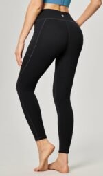 Heathyoga Leggings with Pockets for Women Tummy Control High Waisted Yoga Pants Women Compression Workout Leggings - Image 3
