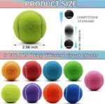 Tennis Balls, 20 Pack Training Tennis Balls,High Elasticity Practice Tennis for Beginner, Exercise Playing Balls for Pet Dog - Image 5