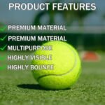 Tennis Balls, 20 Pack Training Tennis Balls,High Elasticity Practice Tennis for Beginner, Exercise Playing Balls for Pet Dog - Image 6