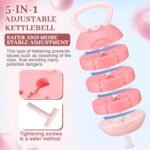 Adjustable Kettlebell 5/8/13/17 / 22 lb Water Filled Kettlebells Weights Set for Home Gym, Kettle Bell Sets for Women at Home and Cross-training Exercise - Image 4