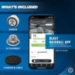 Blast Motion Baseball Swing Analyzer - Improve Your Swing at Every Level - Batting Trainer - Real-time Feedback, Swing Metrics, Video Capture Highlights, Track Performance (GEN3 Sensor) - Image 4