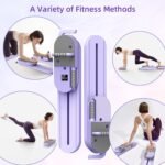Upgrated Pilates Board,Pilates Reformer with Counter and Resistance Band,Pilates Board for Home Workout Combines Push up Board and Ab Machine for Full Body - Image 4
