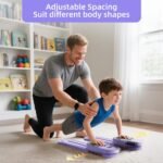 Upgrated Pilates Board,Pilates Reformer with Counter and Resistance Band,Pilates Board for Home Workout Combines Push up Board and Ab Machine for Full Body - Image 7