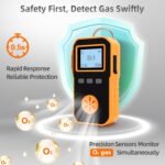 Oxygen Meter, O2 Gas Leak Detector, 0-30% vol Monitor with 2 Sensitivity Level, Explosion-Proof Industrial Tester, Rechargeable Battery Operated Reader, Alarm Safety for Work Home - Image 3