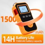 Oxygen Meter, O2 Gas Leak Detector, 0-30% vol Monitor with 2 Sensitivity Level, Explosion-Proof Industrial Tester, Rechargeable Battery Operated Reader, Alarm Safety for Work Home - Image 5