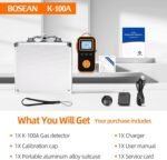 Oxygen Meter, O2 Gas Leak Detector, 0-30% vol Monitor with 2 Sensitivity Level, Explosion-Proof Industrial Tester, Rechargeable Battery Operated Reader, Alarm Safety for Work Home - Image 9