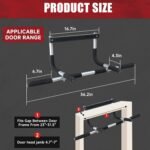 leikefitness Pull-Up Bar For Door Frame Adjustable Portable Upper Body Fitness Workout For Home Gyms - Image 3