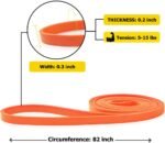 ROSAPOAR Resistance Band Pull up Band Fitness Exercise Bands Natural Latex for Workout Body Stretch Powerlifting Band Fitness Sport Training at Home/The Gym - Image 3