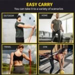 ROSAPOAR Resistance Band Pull up Band Fitness Exercise Bands Natural Latex for Workout Body Stretch Powerlifting Band Fitness Sport Training at Home/The Gym - Image 4