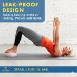 ProBody Pilates Exercise Balls Physical Therapy - 9 Inch Small Exercise Ball for Between Knees for Rehab, Barre, Core, Stability & Yoga - Image 7