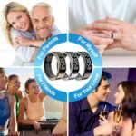 Smart Ring Health Tracker for Men/Women,Fitness Ring Sleep Tracker with LED Display Sreeen,Fast Charging,Health and Sleep Monitoring,Motion Tracking,Female Cycle,Waterproof(Black,9) - Image 7