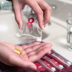 Lewis N. Clark Travel Pill Organizer, for Vitamins, Medication, Prescriptions, Or Medicine Storage, 16 Slot Pouch, Red - Image 5