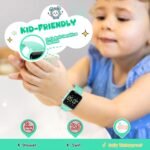 Kids Digital Watches for Boys Girls, Sports Watch with Fitness Tracker, Pedometer, Alarm Clocks, Stopwatch, No App Needed Waterproof Kids Watch, Gift for Teens Student Girls Boys Ages 5-14 - Image 7