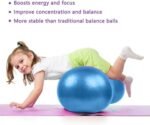 Peanut Ball for Kids Therapy, 90x45cm Anti-Burst Exercise Ball with Pump, Gym Quality Fitness for Yoga, Physical, Training, Women, Men - Image 4
