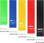 Resistance Loop Exercise Bands with Instruction Guide and Carry Bag, Set of 5 - Image 3