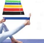 Resistance Loop Exercise Bands with Instruction Guide and Carry Bag, Set of 5 - Image 5