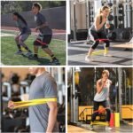 Resistance Loop Exercise Bands with Instruction Guide and Carry Bag, Set of 5 - Image 6