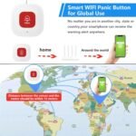 WiFi Caregiver Call Button for Elderly at Home w App Notification, Elderly Monitoring, Caregiver Pager, Life Alert Systems for Seniors No Monthly Fee, Alert Button for Seniors at Home - Image 4