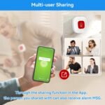 WiFi Caregiver Call Button for Elderly at Home w App Notification, Elderly Monitoring, Caregiver Pager, Life Alert Systems for Seniors No Monthly Fee, Alert Button for Seniors at Home - Image 6