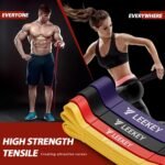 LEEKEY Resistance Bands, Exercise Bands,Pull Up Assist Bands - Bands for Working Out,Band for Men and Women Fitness Training, Physical Therapy,Home Workouts - Image 5